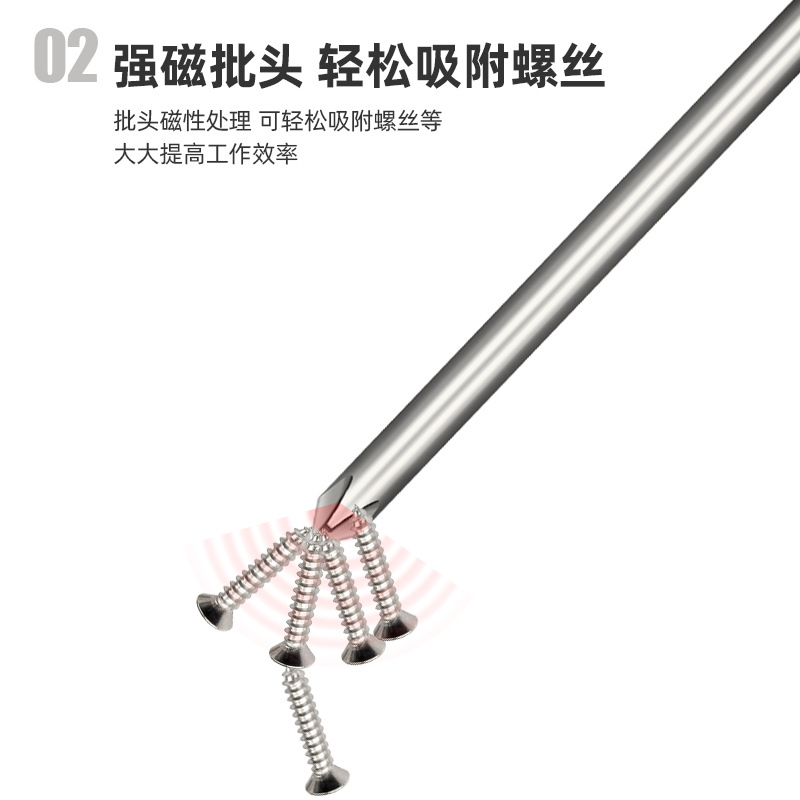 High-hardness 800 cross screwdriver bit 4*40mm, precision electronic anti-slip strong magnetic screwdriver bit Specification drawing