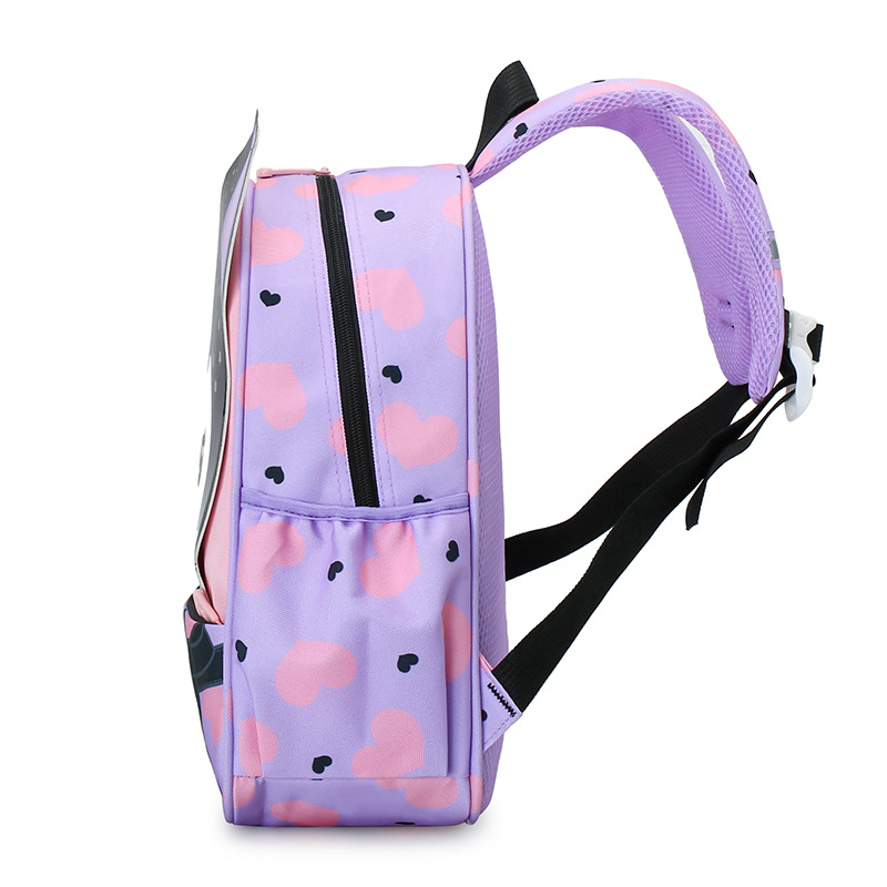 Cross-border kindergarten schoolbags, cartoon and cute, 3-6 years old boys and girls backpacks, medium and senior class backpacks, children's schoolbags Specification drawing