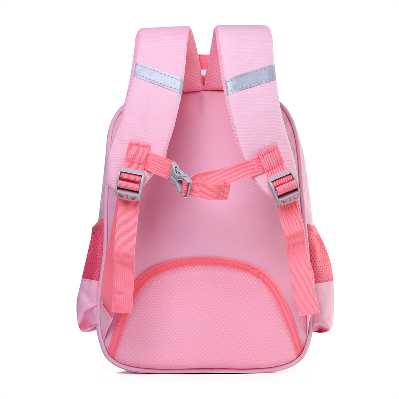 New kindergarten schoolbag for female primary school students in grades 1-2, cute cartoon color-blocking backpack, large capacity multi-layer double shoulder 3 Specification drawing