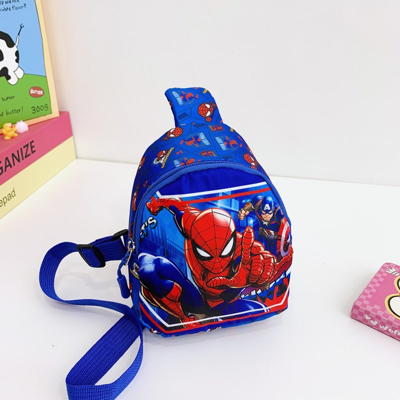 New children's bags for boys and girls, fashionable cartoon coin purses, crossbody bags, trendy outdoor casual small backpacks and chest bags details Picture