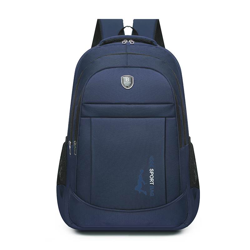 Wholesale men's and women's universal backpacks, simple and casual student schoolbags, large-capacity multi-compartment travel bags, business backpacks Item Picture