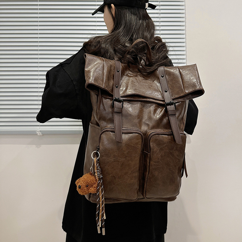 New summer 2025 casual travel bags, college student schoolbags, fashionable and trendy sports backpacks, and fashionable backpacks Specification drawing