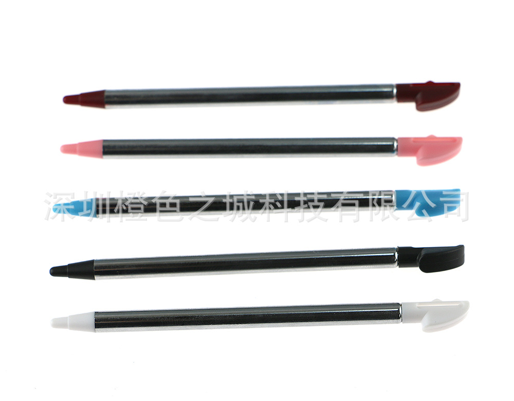The 3DSXL retractable pen is a metal stylus, while the 3DSLL is a stylus, a touch pen, and a gold resistance pen details Picture