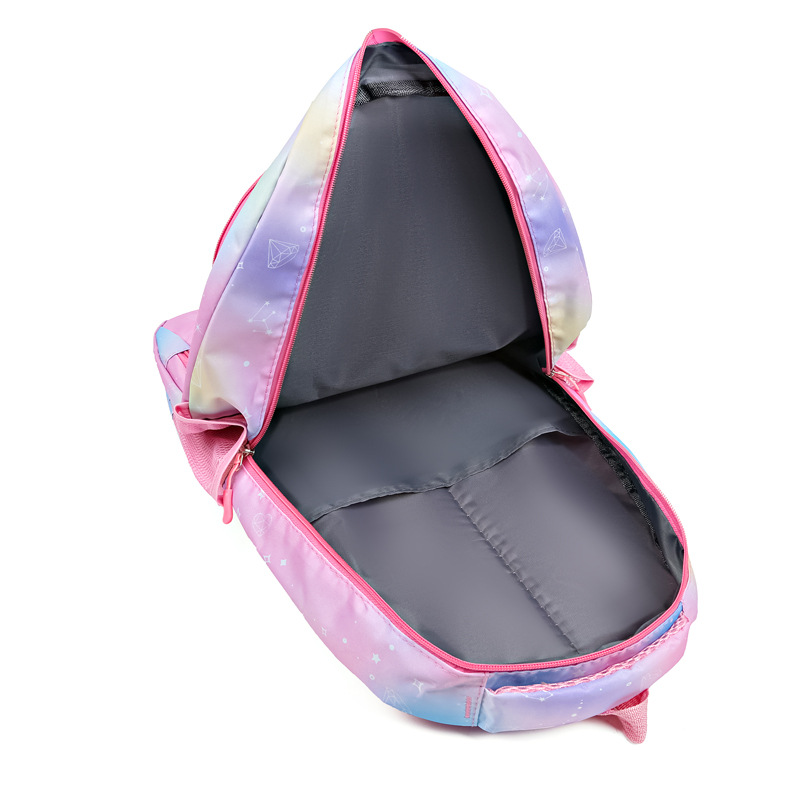 A starry sky gradient trendy, fashionable, soft and cute, artistic backpack with a large capacity of Oxford fabric for students Application Scenario