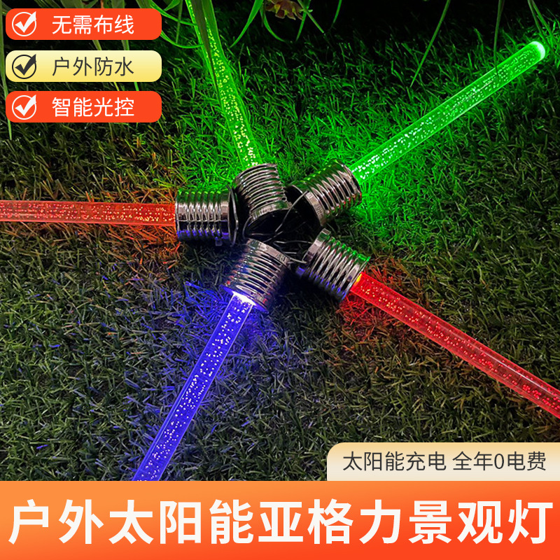 Wholesale of new LED solar Gree landscape lights for outdoor courtyard and garden decoration full figure