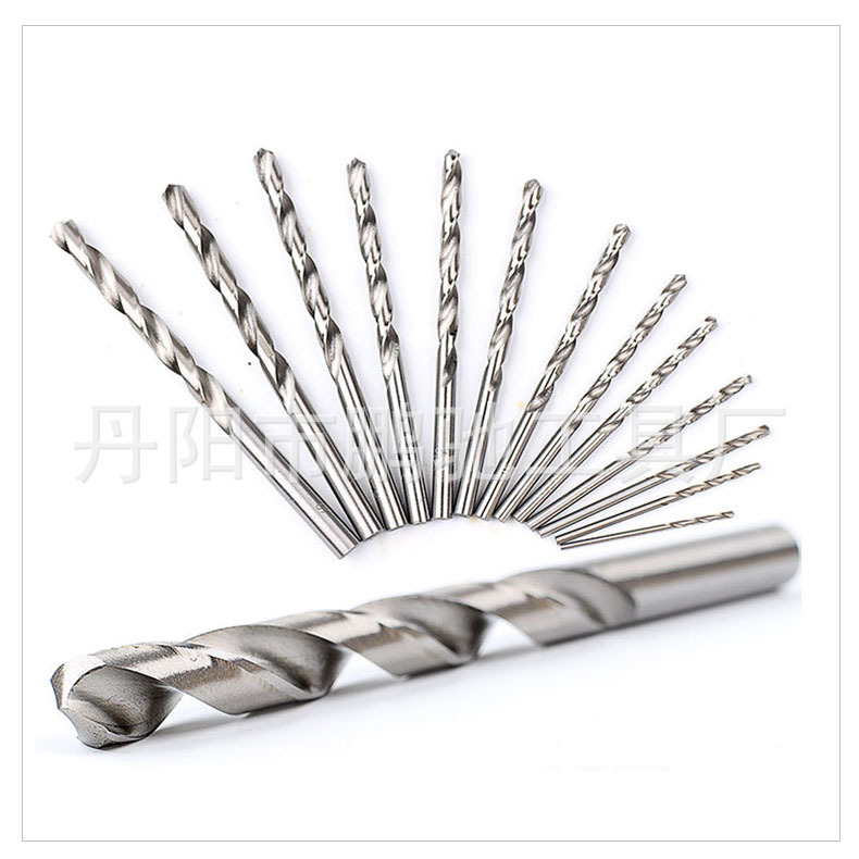 High-speed steel drill bit, HSS straight shank twist drill, woodworking hole opener, woodworking drill, iron sheet, aluminum alloy, plastic, woodworking opener Item Picture