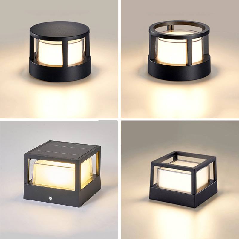 Outdoor wall lamps, courtyard lawn lamps, fence column street lamps, waterproof garden villa landscape LED small wall lamps full figure
