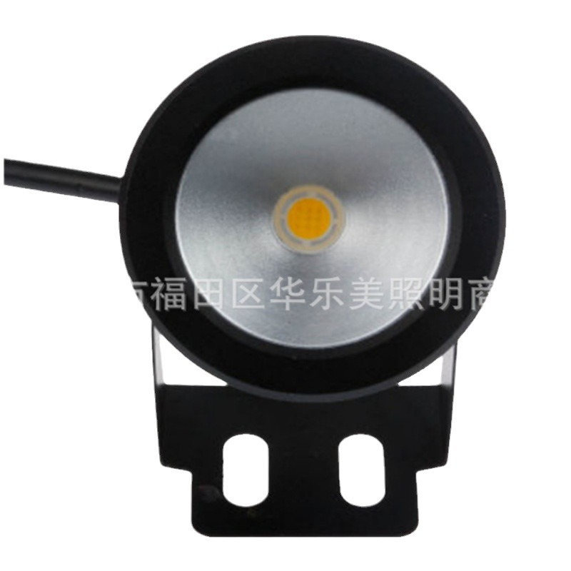 led underwater light, water-proof light, 12V seven-color spotlight, fishpond fountain, color-changing landscape swimming pool light, 10W Item Picture