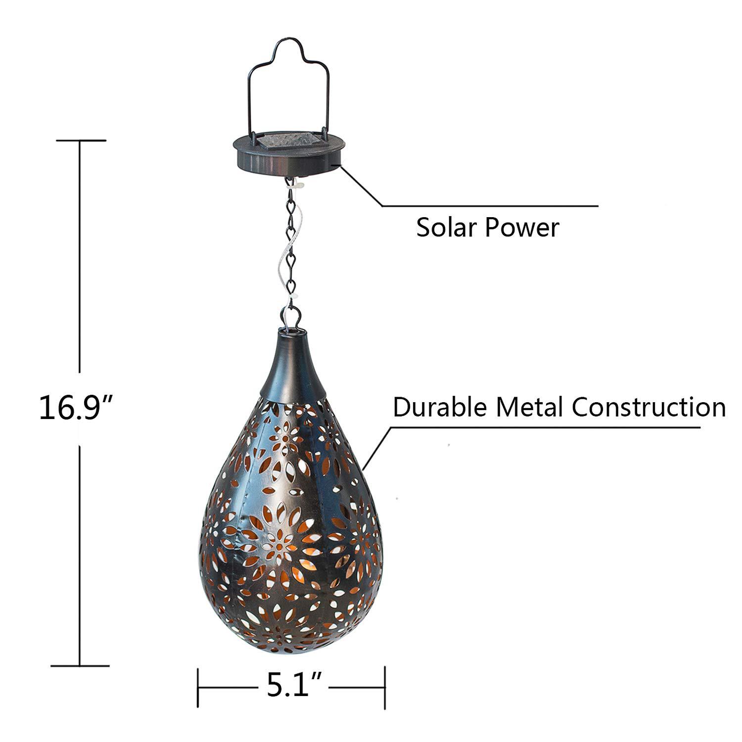 Cross-border best-selling solar outdoor garden lights, Daisy ironwork chandeliers, lawn lights, fence LED pendants and projection lights Item Picture