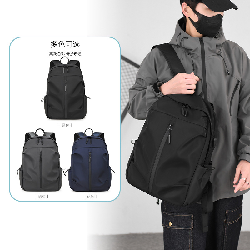 2025 Cross-border New backpack, business trip large-capacity multi-functional computer bag, simple travel and leisure backpack Application Scenario