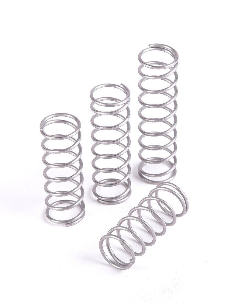 Compression large spring small compression spring 3 spring 304 stainless steel yellow pressure shock-absorbing wire diameter Specification drawing
