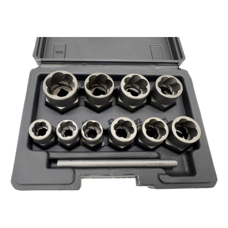 Remove the sleeves from the 11-piece set of damaged/rusty nuts Specification drawing