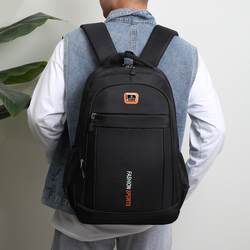 New men's multi-functional computer backpack for business, sports, middle school students, leisure, cool and trendy travel, large-capacity backpack Specification drawing