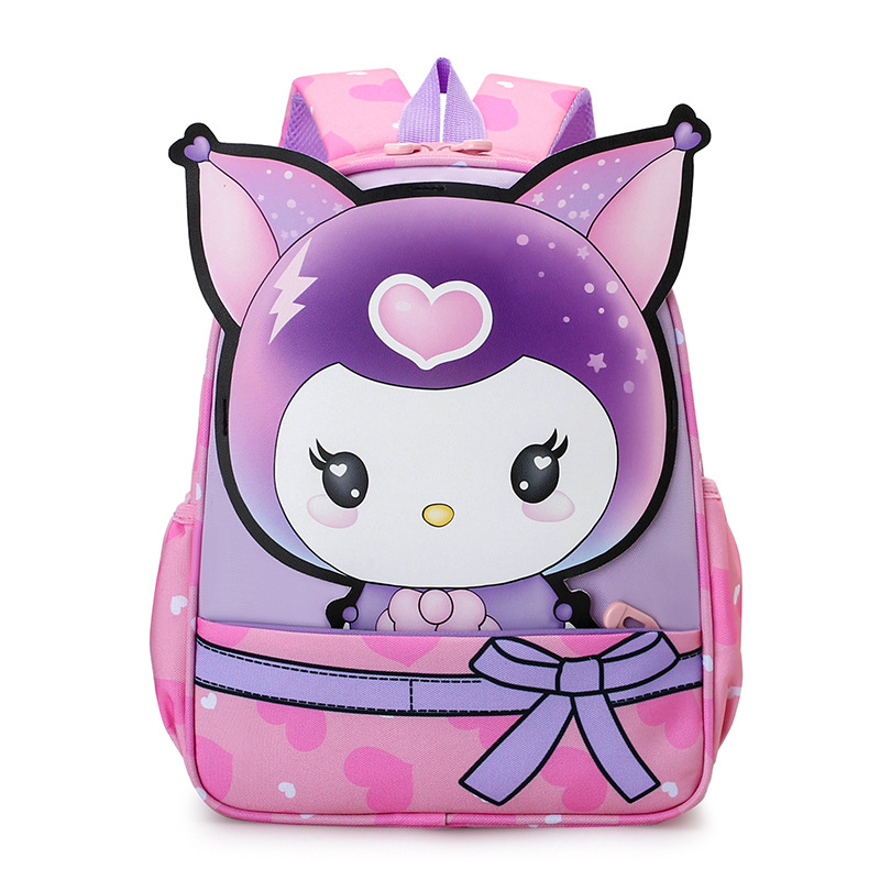 Cross-border kindergarten schoolbags, cartoon and cute, 3-6 years old boys and girls backpacks, medium and senior class backpacks, children's schoolbags Item Picture
