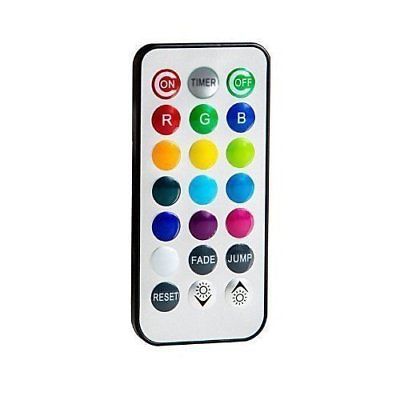 Diving light LED 21-key remote control, seven-color timing, diamond-illuminated swimming pool light, DIY night light, vase light, fish tank light Specification drawing