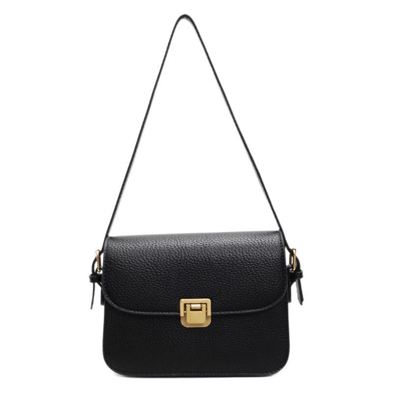 High-end retro and fashionable small square bag for women, 2025 new style, niche and stylish crossbody bag, versatile single-shoulder underarm bag Item Picture