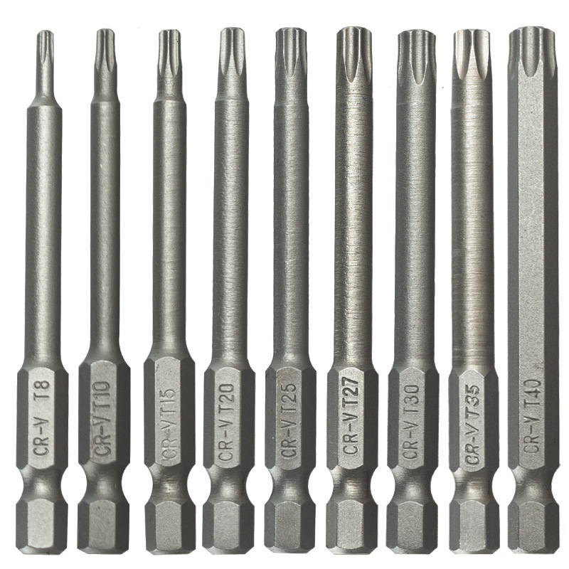 Electric screwdriver set, special-shaped cross, straight line, plum blossom, hexagonal U-shaped extension 50-piece set, extended screwdriver bit Item Picture