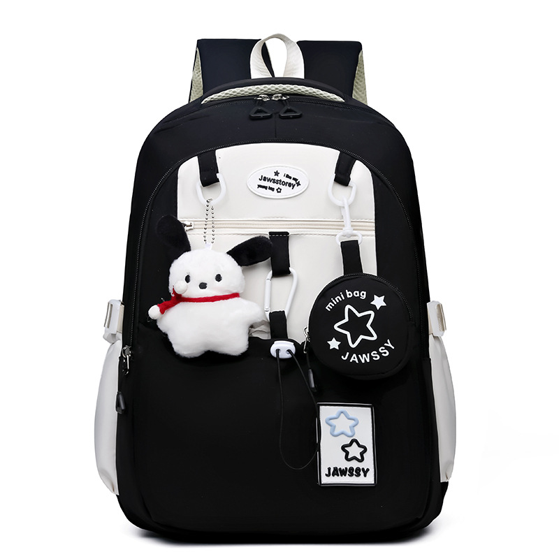 2025 New cartoon backpack for junior and senior high school students, schoolbag for girls, middle and primary school students, large capacity, versatile, outdoor travel backpack Item Picture