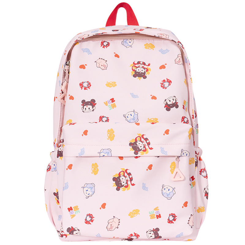 New ins Chinese trend backpacks for middle school students, junior high school students, college students, girls, and Korean style simple backpacks Item Picture