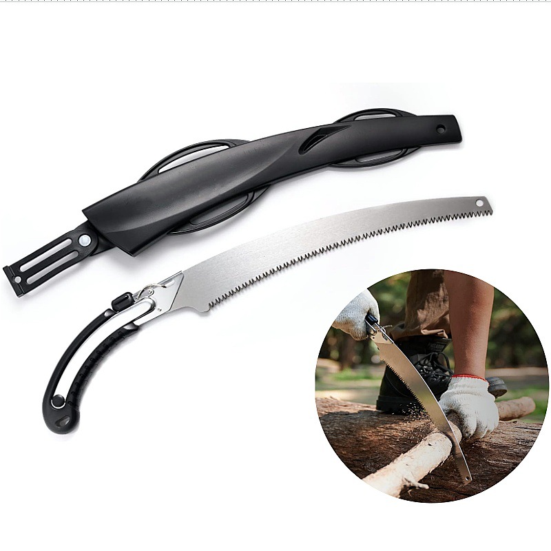 Cross-border 350 replaceable curved saw, handsaw, fruit tree saw, woodworking saw, outdoor camping, pruning, logging, hand saw, garden full figure