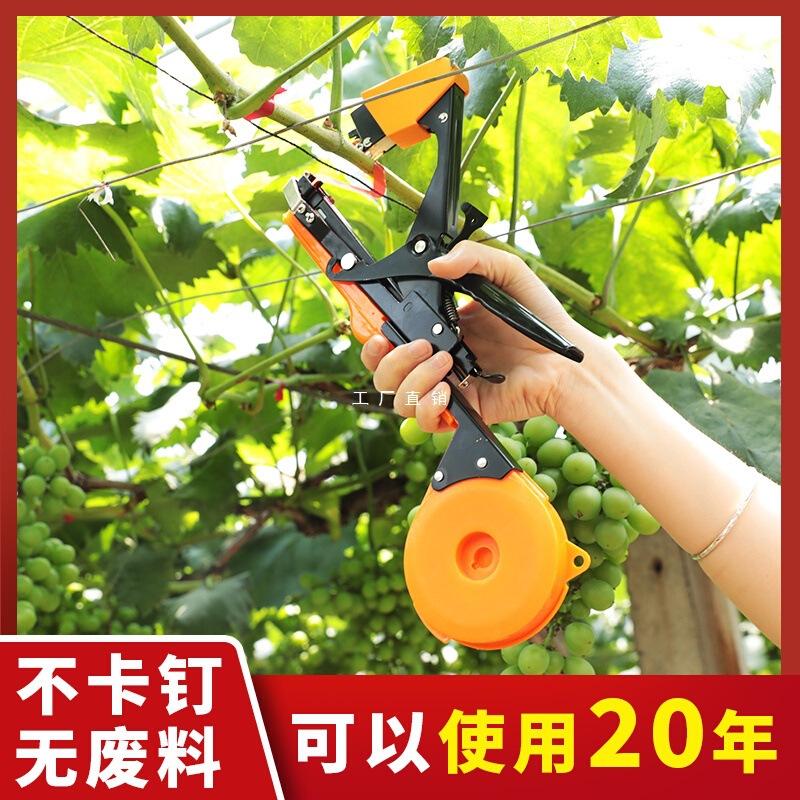 True Feelings New grape Branch binding machine, tomato branch binding machine, cucumber branch binding machine, seedling binding vine binding machine and end machine full figure
