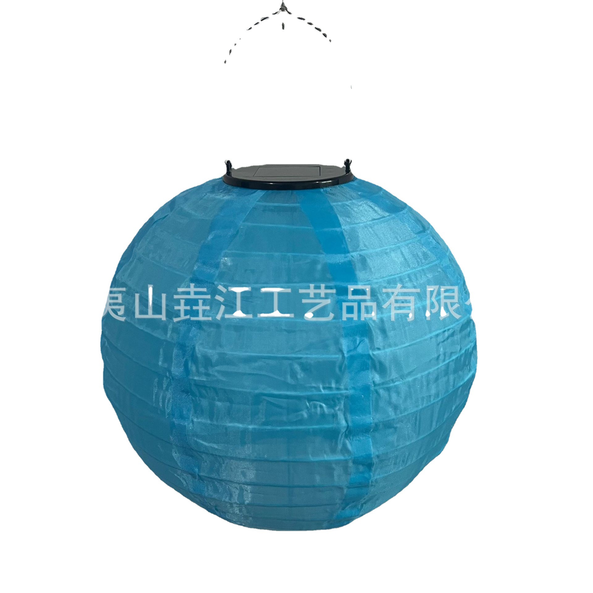 Cross-border solar-powered nylon fabric lanterns, 8-inch 20cm/ 10-inch 25cm / 12-inch 30cm, courtyard decorative silk fabric lanterns Item Picture
