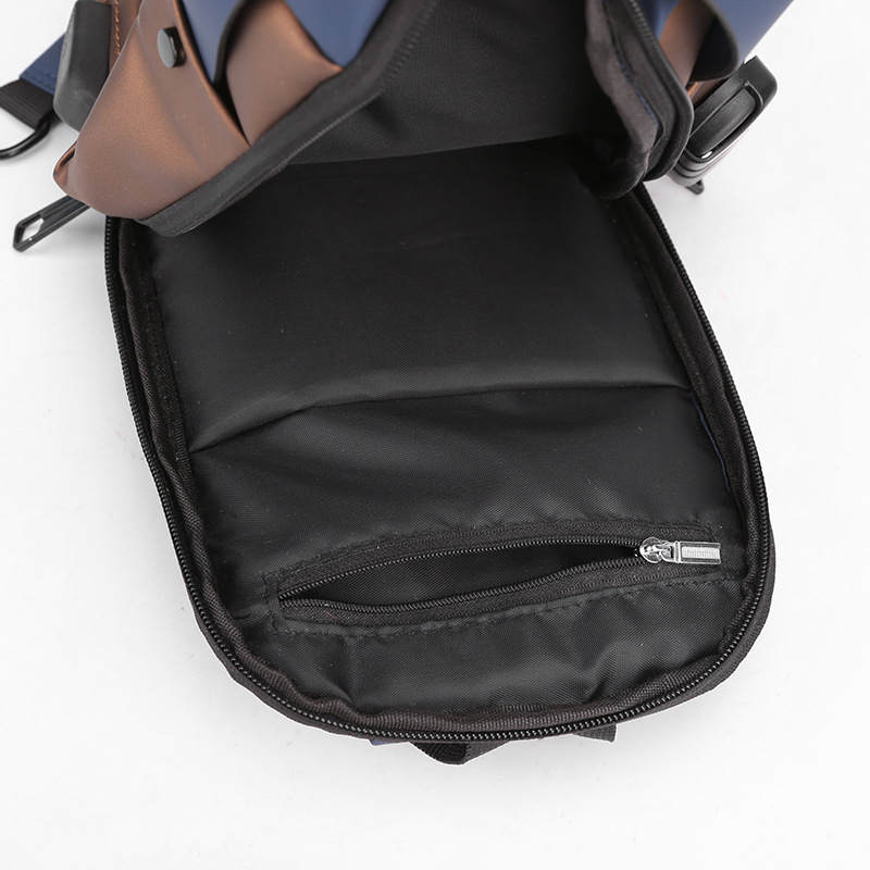 New outdoor travel business single-shoulder bag, casual, versatile and convenient chest bag, large-capacity commuting casual crossbody backpack Application Scenario