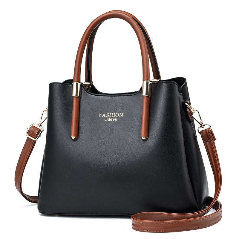 Factory direct sales of foreign trade women's handbags, 2022 new style versatile middle-aged mom bags, crossbody bags, large capacity bags Item Picture