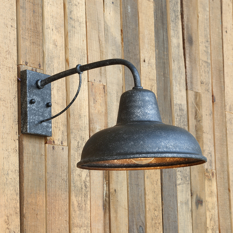 Cross-border retro LED outdoor wall lamps, outdoor villa and courtyard lamps, community exposed table lamps, exterior wall lamps manufacturer wholesale details Picture