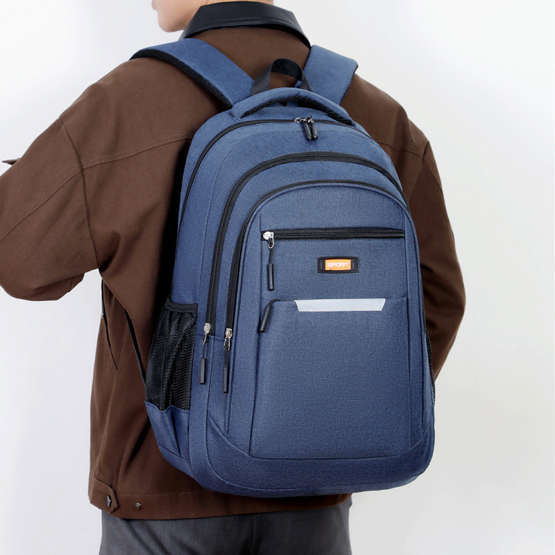 Wholesale of new casual backpacks for men, multi-compartment large-capacity travel bags, outdoor business trips, and computer backpacks details Picture