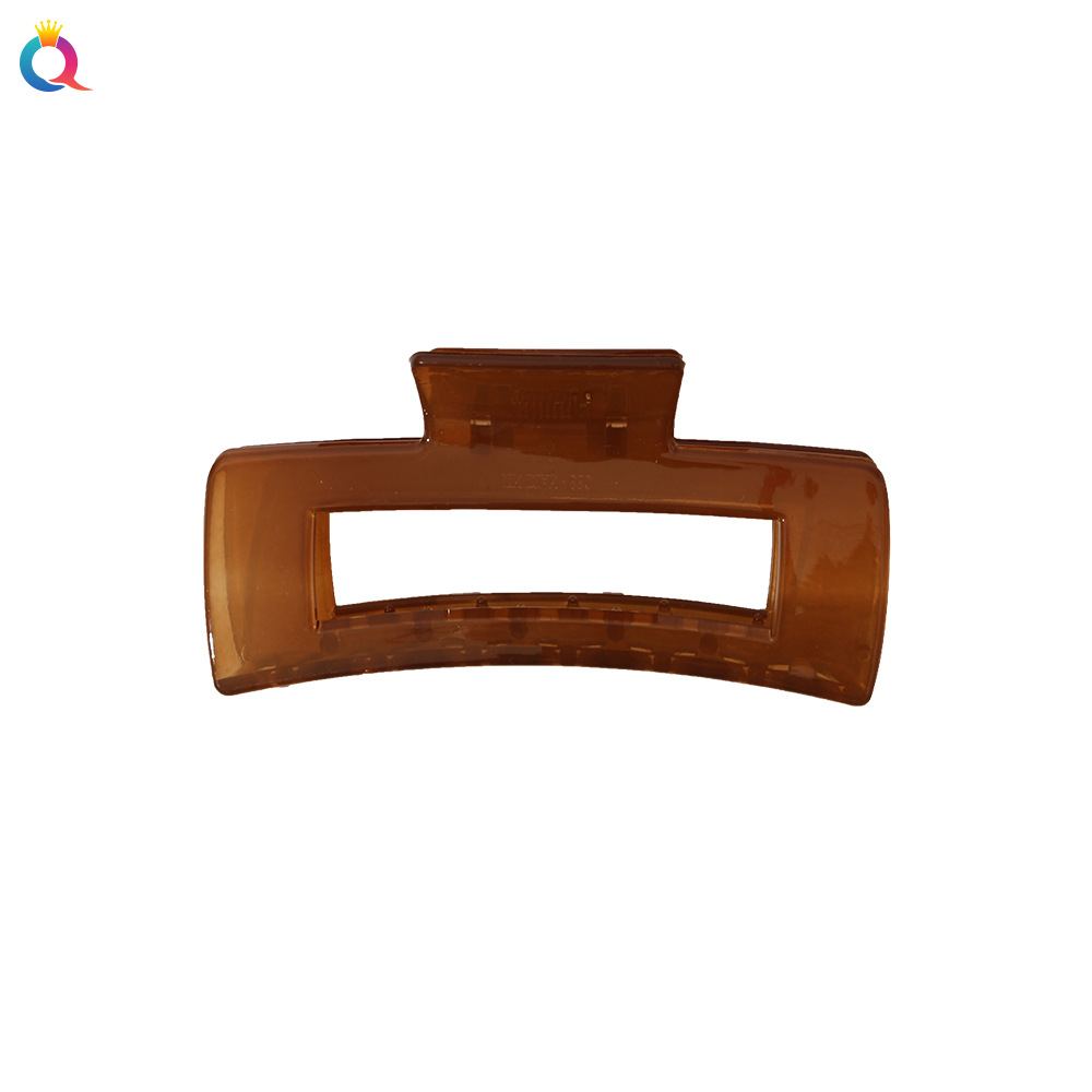 Qiyue cute small hairpin, jelly-colored small square hairpin, Korean elegant and simple back head updo hairpin for women Item Picture