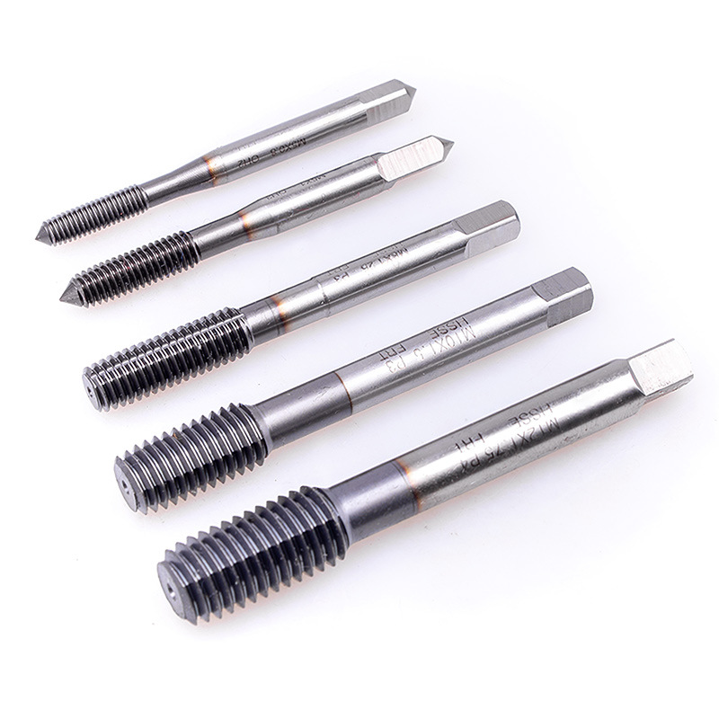 Imported cobalt-plated extrusion tap, TICN black titanium hardened stainless steel M1~M12 chipless extrusion tap details Picture