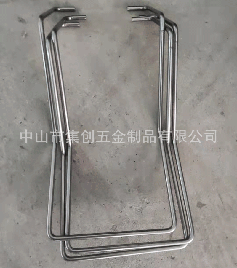 Automobile parts bending parts, stainless steel wire forming bending brackets, large wire diameter hooks, welded special-shaped springs details Picture