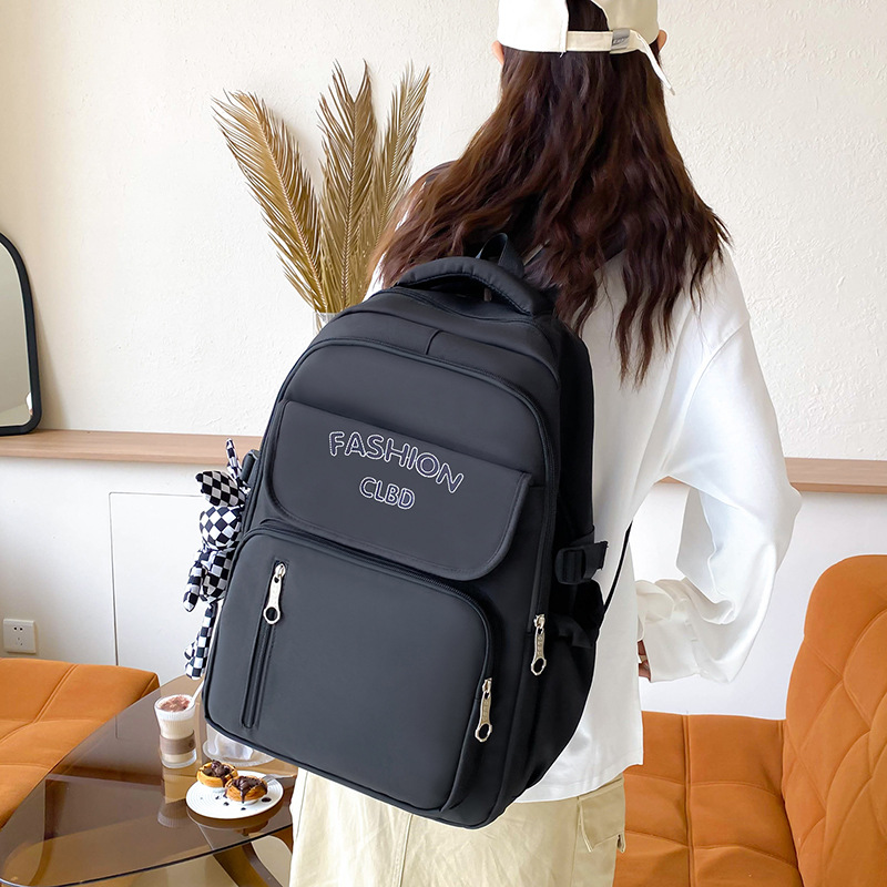 High-appearance-level backpack for women, 2024 new versatile large-capacity backpack for high school and junior high school students, and a computer bag for men full figure