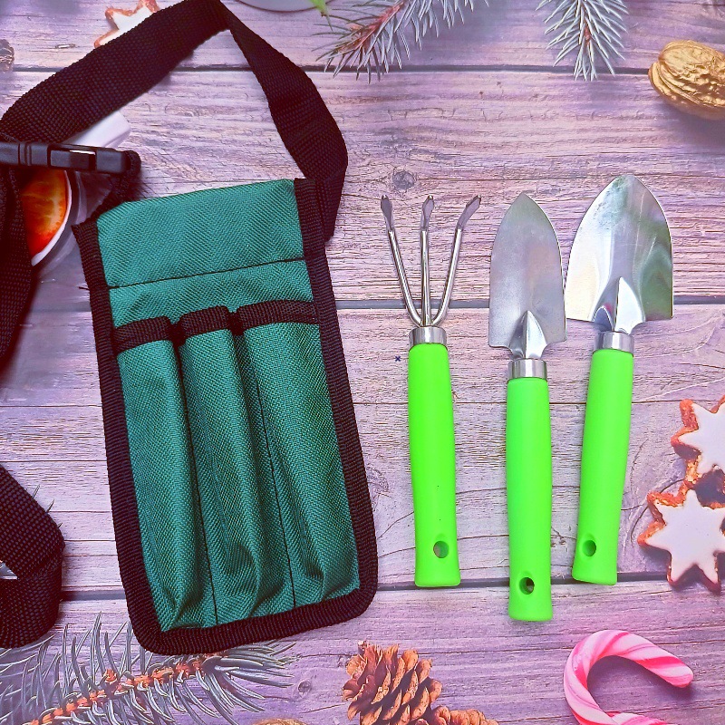 Cross-border children's garden tools, mini tool set, garden tools, potted succulent transplanting, small shovel, rake and soil digging details Picture