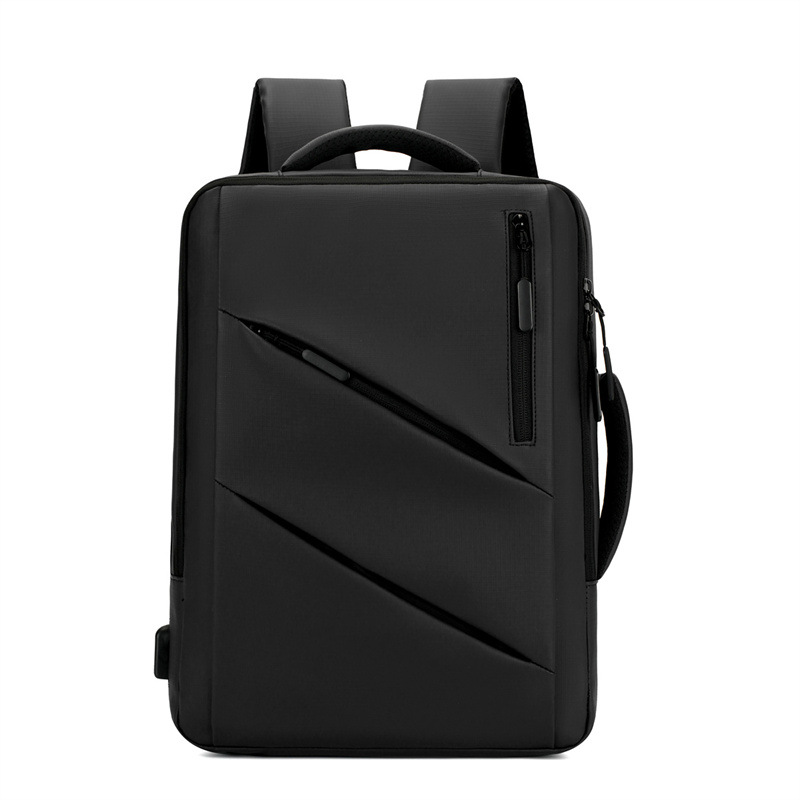 A new cross-border men's backpack, a large-capacity backpack for business commuting and leisure, a simple and fashionable travel computer backpack Item Picture