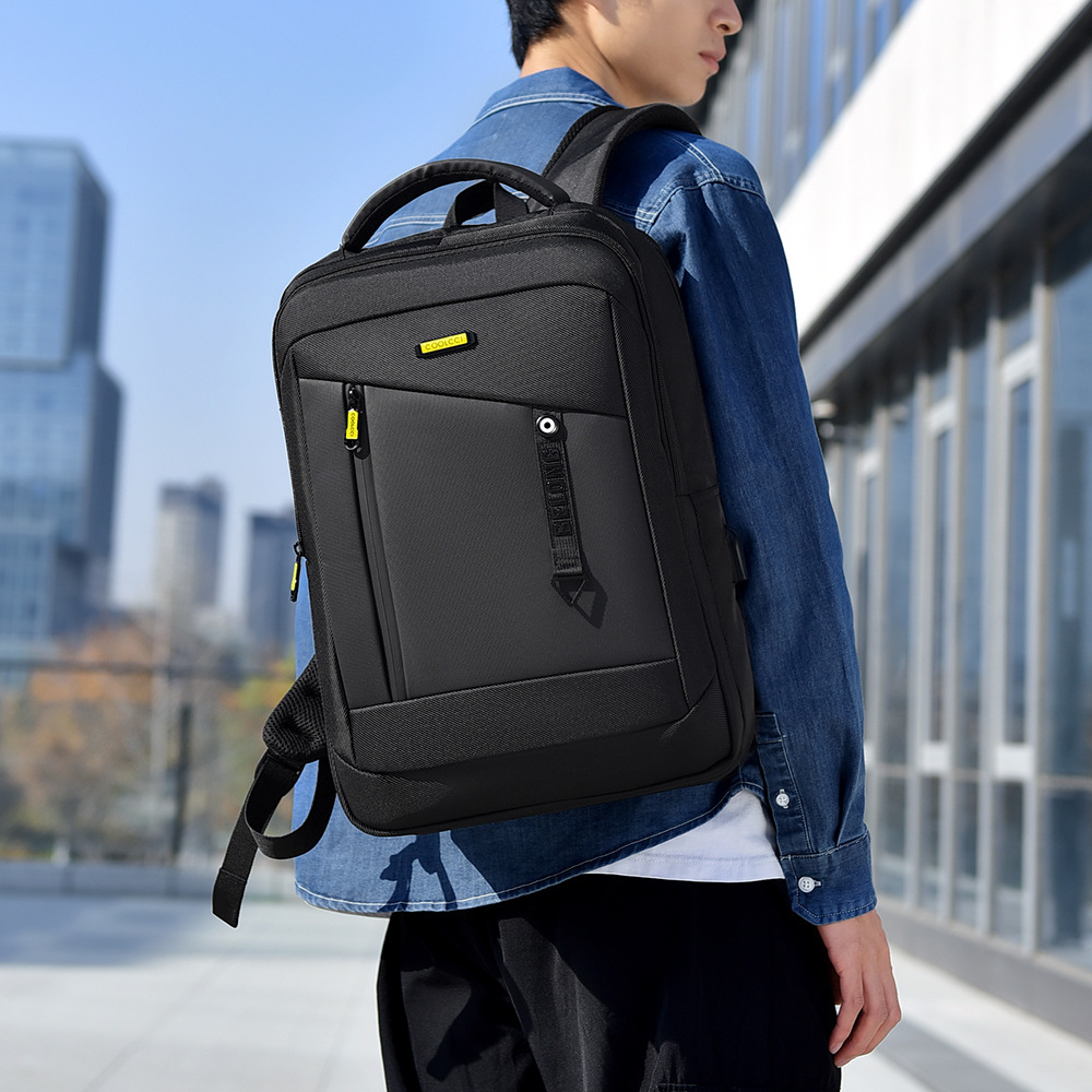 Wholesale cross-border backpacks, men's large-capacity commuting and business backpacks, water-resistant business trip and travel computer bags and backpacks details Picture
