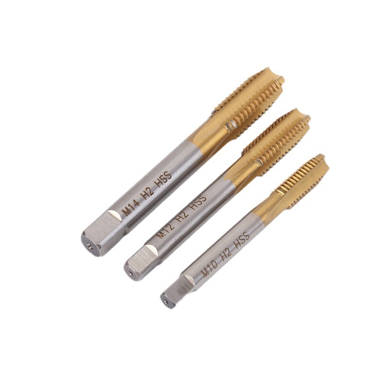 Straight groove tap, high-speed steel tapping, tapping internal thread set, tap set, titanium plating machine tap, straight groove tap Item Picture