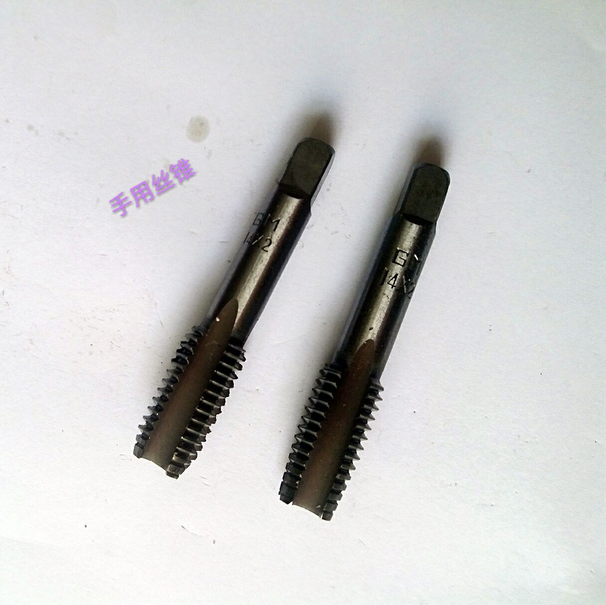 Hand tap straight groove tapping special thread tool M3-M30. Coarse and fine thread taps, hand taps Specification drawing