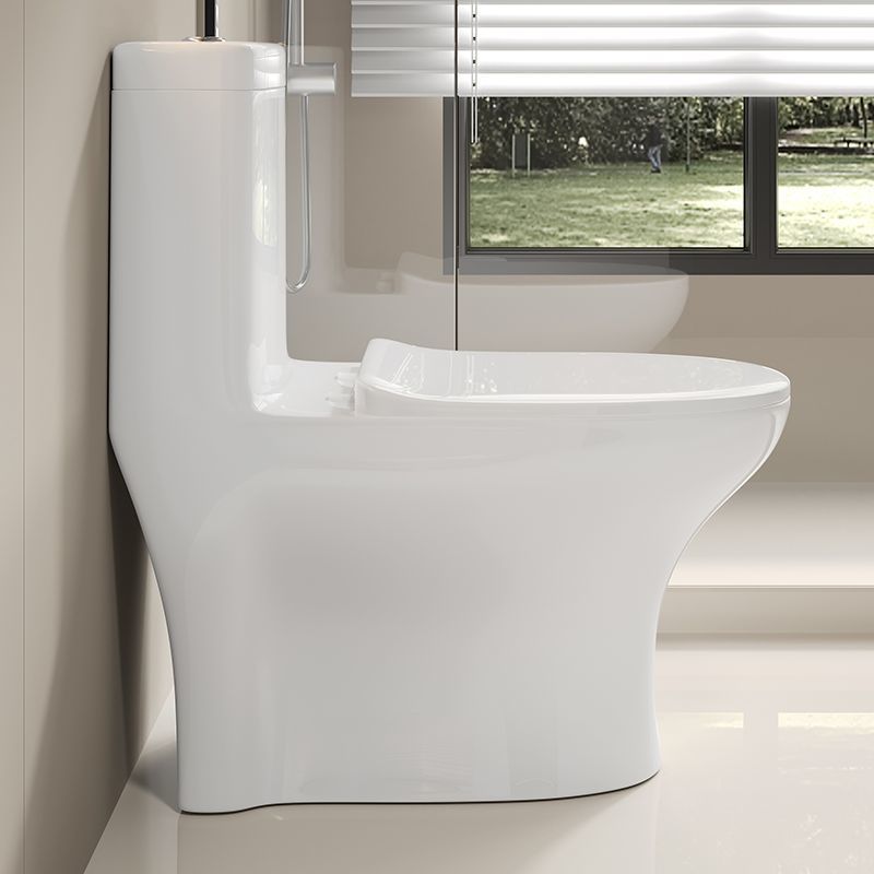 Household flush toilet, large-diameter bathroom toilet seat, siphonic anti-odor toilet, small-sized ordinary ceramic toilet seat Application Scenario
