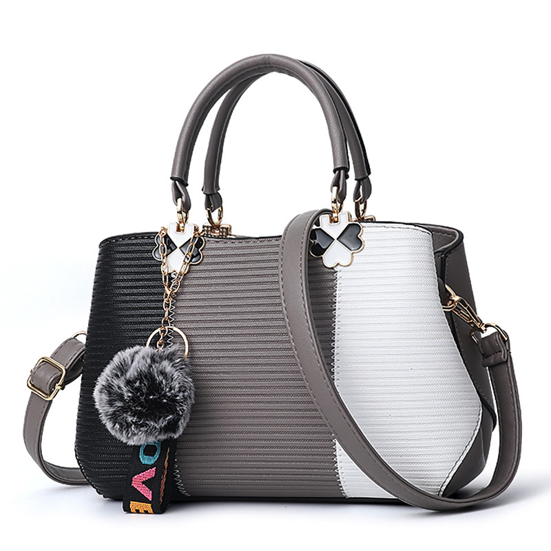 The 2022 new style of patchwork crossbody bag for women, a trendy Korean-style elegant single-shoulder bag, and a fashionable handbag for women Item Picture