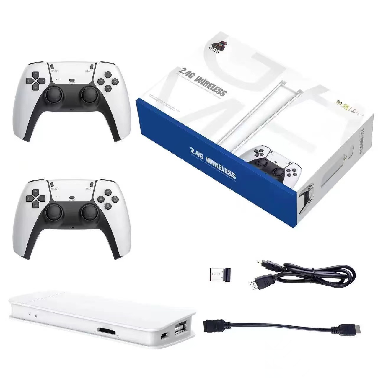 The new M15 high-definition dual-player wireless controller, joystick, FC home TV, Ubao game console, home game console, nostalgic full figure