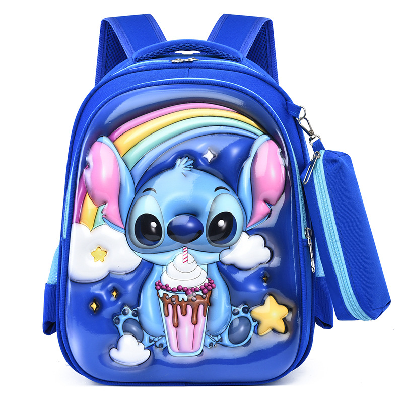 The new Kulomi children's schoolbag, a cartoon backpack for first grade kindergarten, is lightweight and cute. It's a backpack for boys and girls Item Picture