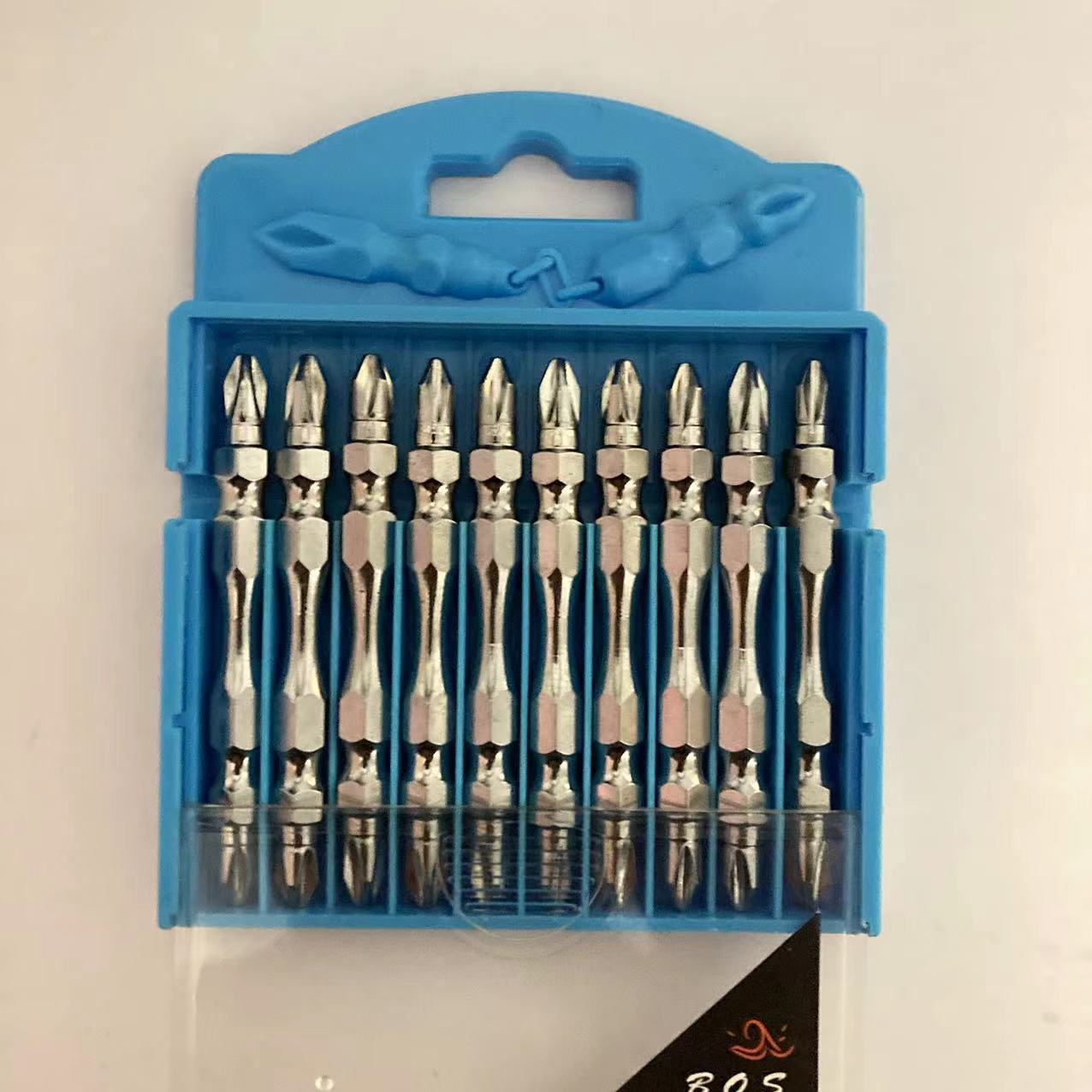 Factory wholesale double-head cross screwdrivers S2 strong magnetic high-hardness magnetic ring screwdrivers, hand drills, air screwdrivers, and electric screwdriver heads undefined
