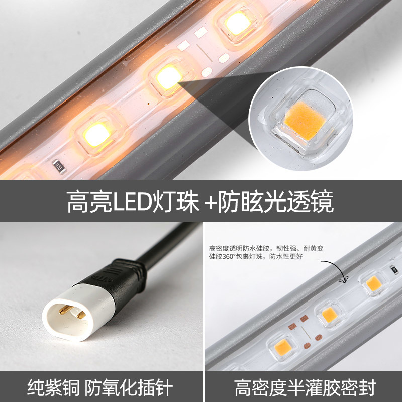 LED strip lights, surface-mounted storefront potting light strips, wall guardrail tubes, outdoor building lighting, waterproof strip lights details Picture