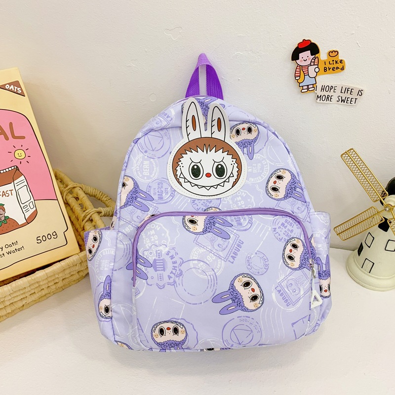 2024 New style kindergarten, primary school and children's schoolbag, large-capacity backpack, cute printed, lightweight travel backpack details Picture