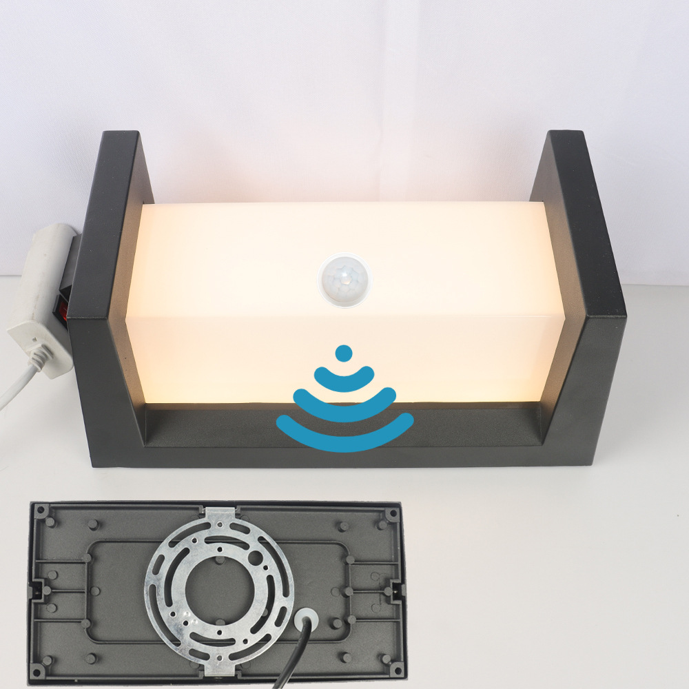Outdoor wall lamps, waterproof villa courtyard lamps, exterior wall lamps, balcony, staircase, corridor infrared sensor new outdoor wall lamps Application Scenario
