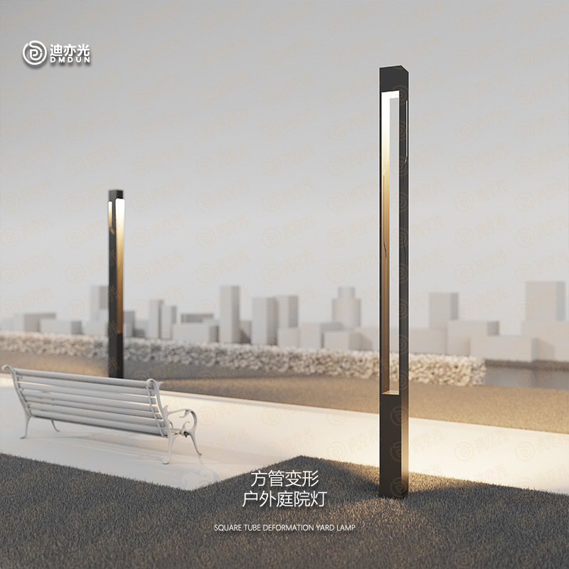 LED outdoor square landscape lights, modern garden courtyard lights, community villa high-pole lights, engineering high-brightness 3-meter street lights full figure