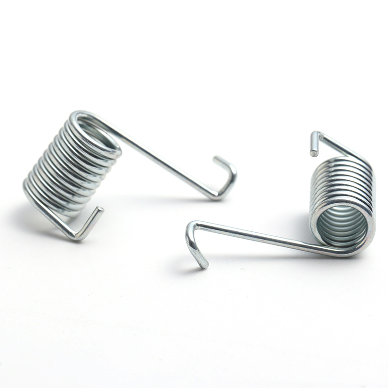 Stainless steel torsion spring special-shaped locks, toys, trash cans, fans, electrical appliances, double torsion spring manufacturers Application Scenario