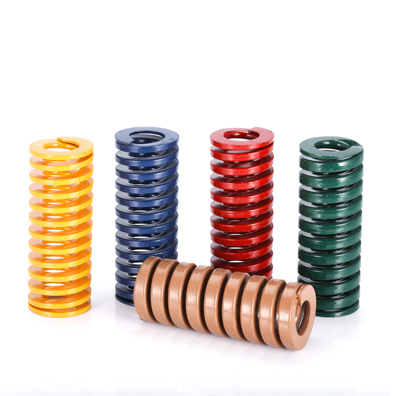 Yellow domestic Japanese standard 65MN TF high-strength flat wire compression rectangular spring for die spring compression spring Item Picture